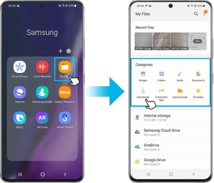 Downloaded program for a smartphone
