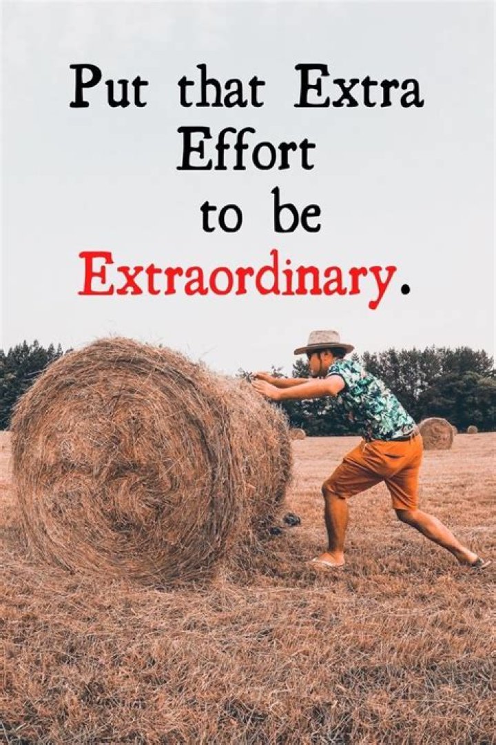 Go the extra ___ (put extra effort)