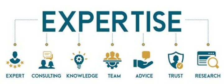 ___ of expertise (what a pro is good at)