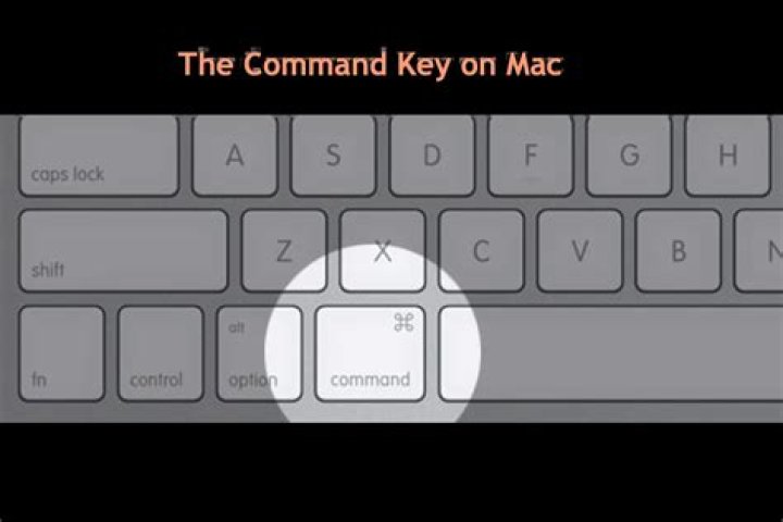 PC key that's where a Mac's Command key is